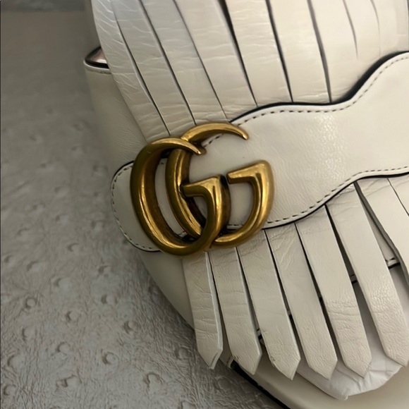 Gucci leather slides with gold double GG hardware .size 39 - Picture 5 of 15